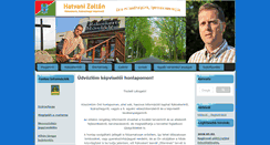 Desktop Screenshot of hatvanizoltan.hu