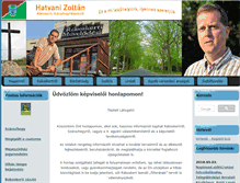 Tablet Screenshot of hatvanizoltan.hu